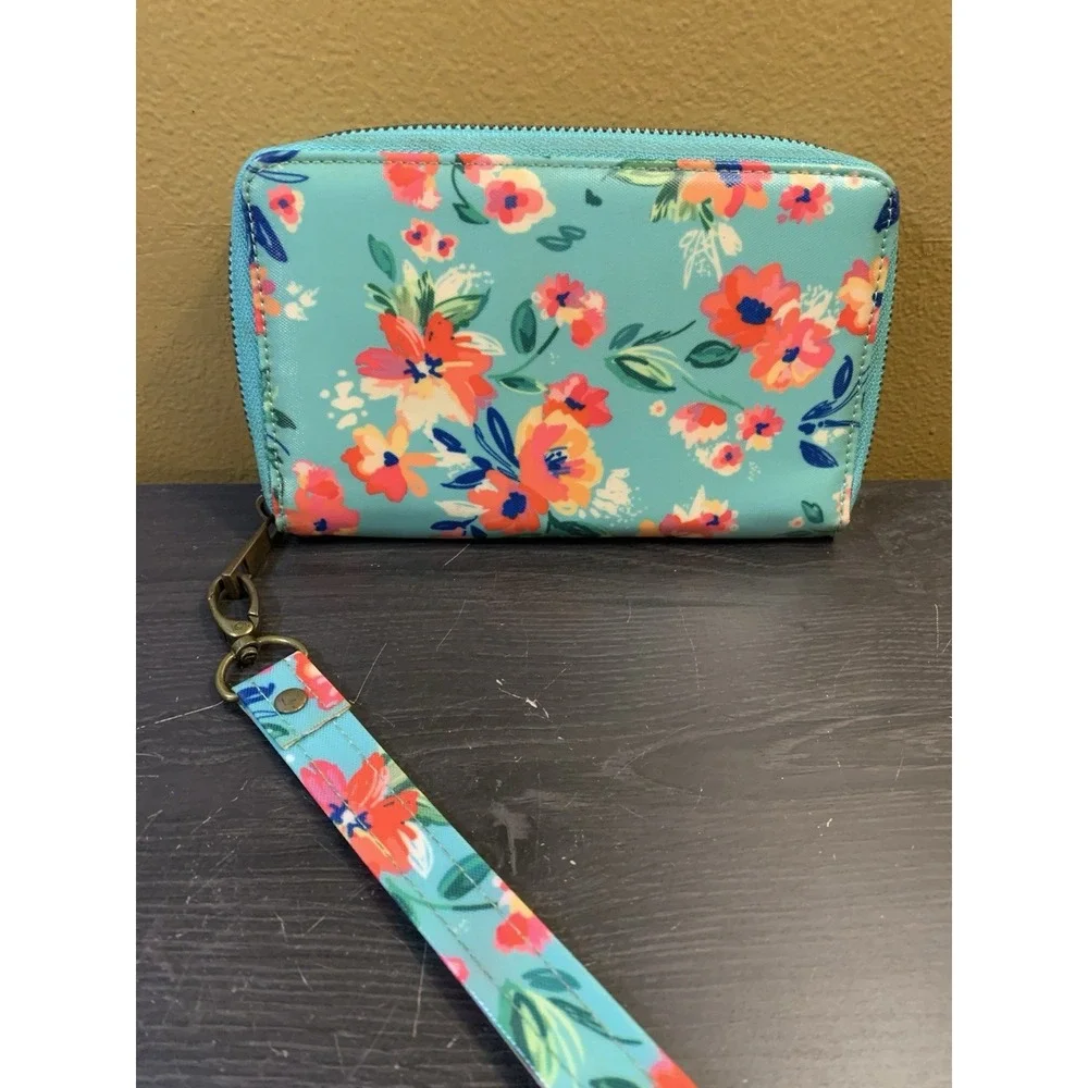 Wander Wallet Floral Bloom Wristlet 7